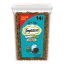 Temptations Jumbo Stuff Tempting Tuna Flavor Soft & Crunchy Cat Treats, 14-oz tub