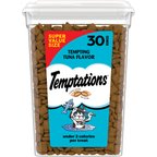Temptations Classic Tempting Tuna Flavor Soft & Crunchy Cat Treats, 30-oz tub