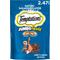 Show in main carousel: Temptations Jumbo Stuff Savory Salmon Flavor Soft & Crunchy Cat Treats, 2.47-oz bag slide 1 of 11