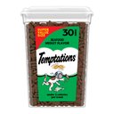Temptations Classic Seafood Medley Flavor Soft & Crunchy Cat Treats, 30-oz tub