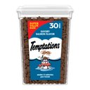 Temptations Classic Savory Salmon Flavor Crunchy & Soft Cat Treats, 30-oz tub