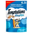 Temptations MixUps Surfers' Delight Flavor Soft & Crunchy Cat Treats, 6.3-oz bag