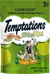 Temptations MixUps Catnip Fever Flavor Soft & Crunchy Cat Treats, 3-oz bag