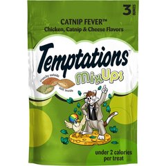 Temptations MixUps Catnip Fever Flavor Soft & Crunchy Cat Treats, 3-oz bag