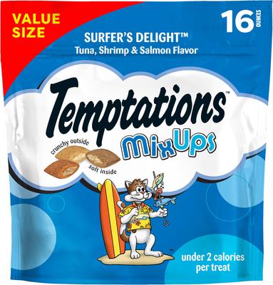 Temptations MixUps Surfers' Delight Flavor Soft & Crunchy Cat Treats