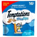 Temptations MixUps Surfers' Delight Flavor Soft & Crunchy Cat Treats, 16-oz tub