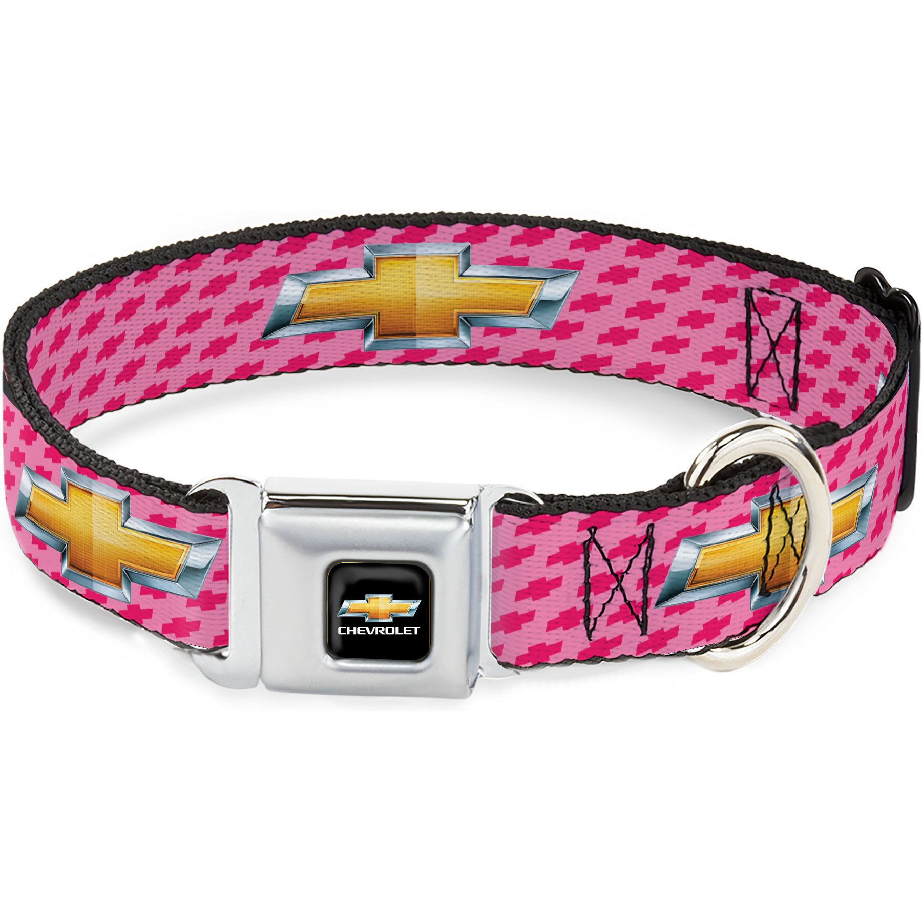 Buckle-Down GM General Motors Chevy Gold Bowtie Logo Dog Collar, Small: 13 to 17-in neck, 1.5-in wide