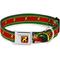 Show in main carousel: Buckle-Down DC Comics Robin Action Pose Logo Stripe Dog Collar, Large: 15 to 24-in neck, 1-in wide slide 1 of 8
