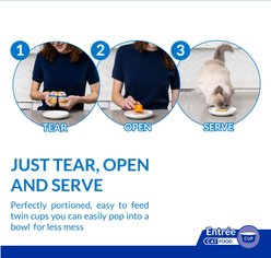 Inaba Churu Entrée Tuna Recipe Grain-Free, High Moisture Pate Wet Cat Food, 2.46-oz twin cups, 12 servings slide 2 of 8