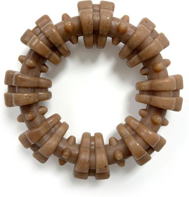 Show full view: Nylabone Strong Chew Textured Ring Real Beef & Chicken Dog Chew Toy, Small slide 9 of 11
