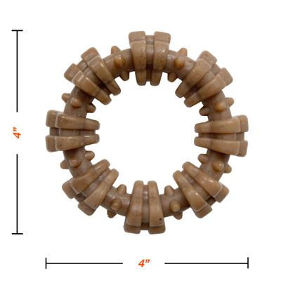 Show full view: Nylabone Strong Chew Textured Ring Real Beef & Chicken Dog Chew Toy, Small slide 6 of 11