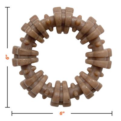 Show full view: Nylabone Strong Chew Textured Ring Real Beef & Chicken Dog Chew Toy, X-Large slide 6 of 11