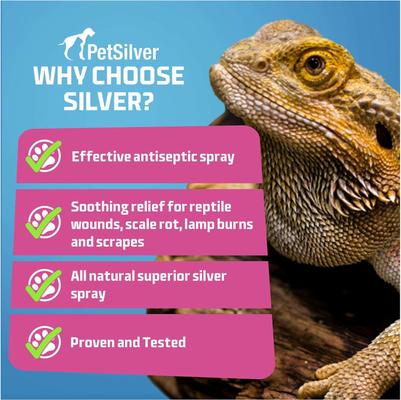 Show full view: PetSilver Wound Spray for Reptiles, 2-oz bottle slide 3 of 9
