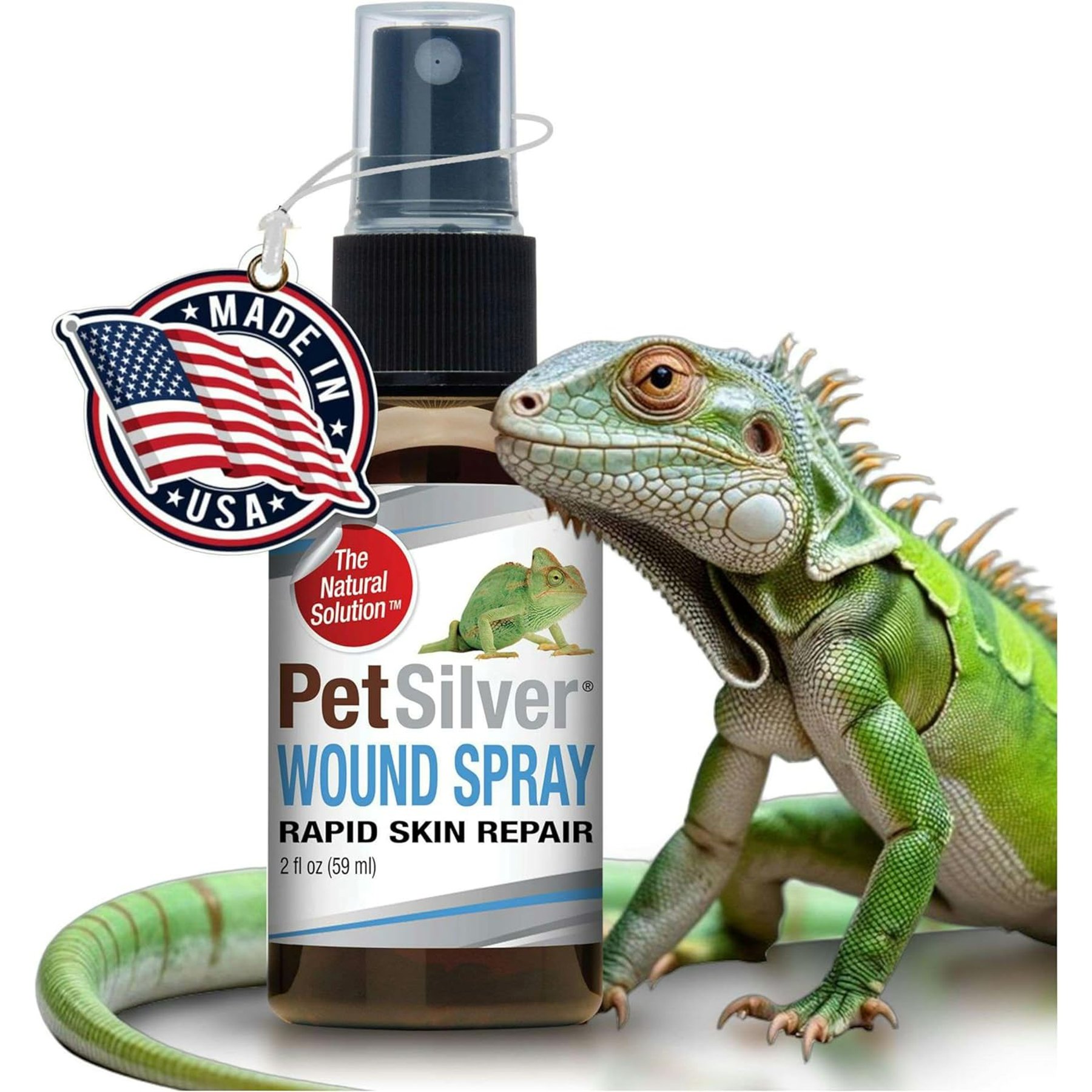 PetSilver Wound Spray for Reptiles, 2-oz bottle