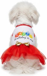 CELEBRATIONS Birthday Tutu Dog Dress, Medium