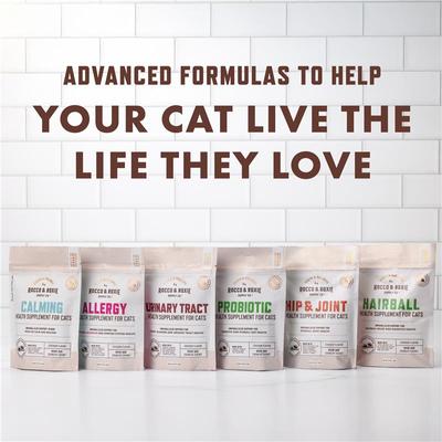 Show full view: Rocco & Roxie Supply Co. Chicken Flavored Hip & Joint Supplements for Cats, 3.7-oz bag slide 9 of 10