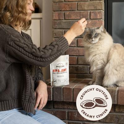 Show full view: Rocco & Roxie Supply Co. Chicken Flavored Hip & Joint Supplements for Cats, 3.7-oz bag slide 4 of 10