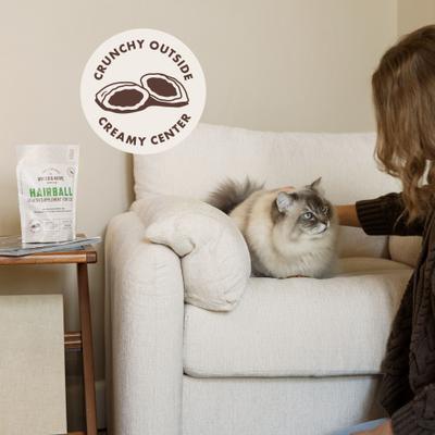 Show full view: Rocco & Roxie Supply Co. Chicken Flavored Hairball Supplements for Cats, 3.7-oz bag slide 4 of 10