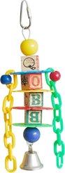 A&E Cage Company Petite Learning Blocks Bird Toy, Multicolor