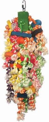 Show full view: A&E Cage Company Hairy Monster Extra Durable Tough Chew Bird Toy, Muticolor, Small slide 3 of 3