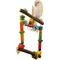 Show in main carousel: A&E Cage Company Natural Wood Swing with Rope Exercise Bird Toy, Multicolor slide 3 of 4