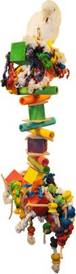 Show full view: A&E Cage Company Hairy Monster Extra Durable Tough Chew Bird Toy, Muticolor, Large slide 2 of 3