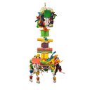 A&E Cage Company Hairy Monster Extra Durable Tough Chew Bird Toy, Muticolor, Large