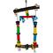 Show in main carousel: A&E Cage Company Natural Wood Swing with Rope Exercise Bird Toy, Multicolor slide 2 of 4