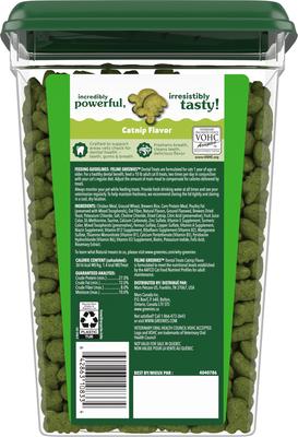 Show full view: Greenies Feline Catnip Flavor Adult Natural Dental Cat Treats, 21-oz tub slide 4 of 12