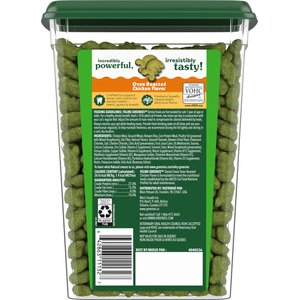 Greenies Feline Oven Roasted Chicken Flavor Adult Natural Dental Cat Treats, 9.75-oz tub