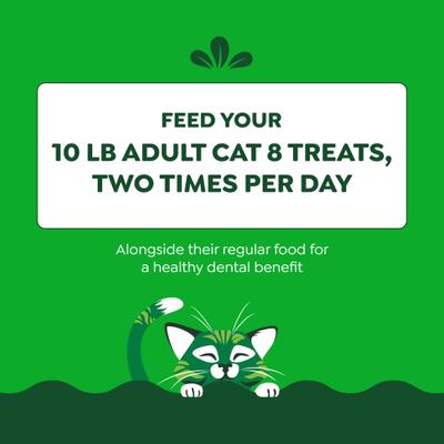 Show full view: Greenies Feline Tempting Tuna Flavor Adult Natural Dental Cat Treat, 9.75-oz tub slide 8 of 13