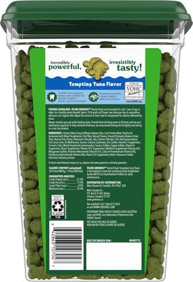 Show full view: Greenies Feline Tempting Tuna Flavor Adult Dental Cat Treats, 42-oz bundle  slide 4 of 13