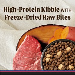Merrick Backcountry Freeze-Dried Raw Hero's Banquet Recipe Dry Dog Food, 20-lb bag slide 2 of 9