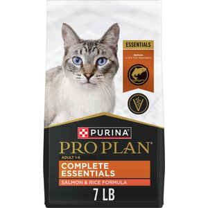Purina Pro Plan Adult Salmon & Rice Formula Dry Cat Food, 7-lb bag