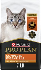 Purina Pro Plan Chicken & Rice Formula with Probiotics High Protein Cat Food, 7-lb bag