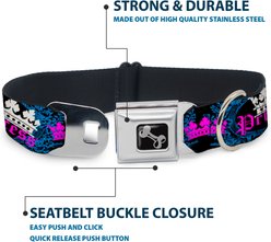 Buckle-Down Crown Princess Dog Collar, Medium: 11 to 16.5-in neck, 1-in wide slide 2 of 8