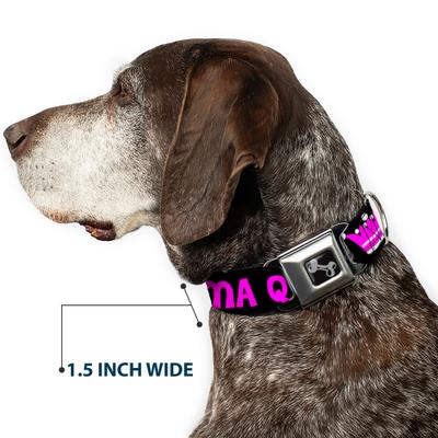 Show full view: Buckle-Down Drama Queen Dog Collar, Small: 13 to 17-in neck, 1.5-in wide slide 7 of 8