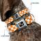 Show in main carousel: Buckle-Down Checker Dog Collar, Orange, Large: 20 to 31-in neck, 1.5-in wide slide 3 of 9