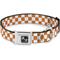 Show in main carousel: Buckle-Down Checker Dog Collar, Orange, Large: 20 to 31-in neck, 1.5-in wide slide 1 of 9