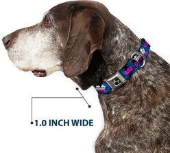 Buckle-Down Crown Princess Dog Collar, Large: 20 to 31-in neck, 1.5-in wide slide 2 of 8