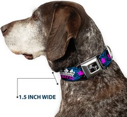 Buckle-Down Crown Princess Dog Collar, Large: 15 to 24-in neck, 1-in wide slide 2 of 8