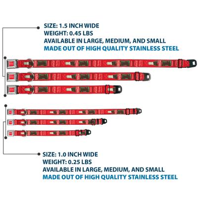 Show full view: Buckle-Down The Coca-Cola Company Vintage Coca Cola Delicious Go Refreshed Dog Collar, Large: 15 to 24-in neck, 1-in wide slide 4 of 9