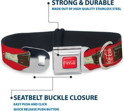 Buckle-Down The Coca-Cola Company Vintage Coca Cola Delicious Go Refreshed Dog Collar, Small: 13 to 17-in neck, 1.5-in wide slide 2 of 8