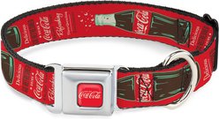 Buckle-Down The Coca-Cola Company Vintage Coca Cola Delicious Go Refreshed Dog Collar, Large: 15 to 24-in neck, 1-in wide