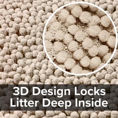 Show full view: CatGuru Cat Litter Mat, Sand, XX-Large slide 3 of 9