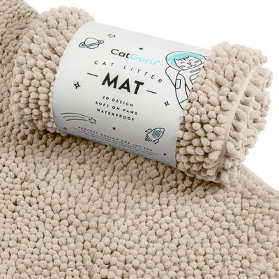 CatGuru CatGuru Cat Litter Mat, Sand, Medium