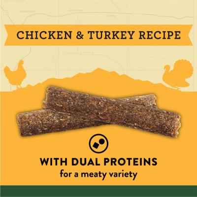 Show full view: Zuke's Adventure Sticks Chicken & Turkey Dog Soft & Chewy Treats, 16-oz pouch slide 4 of 10