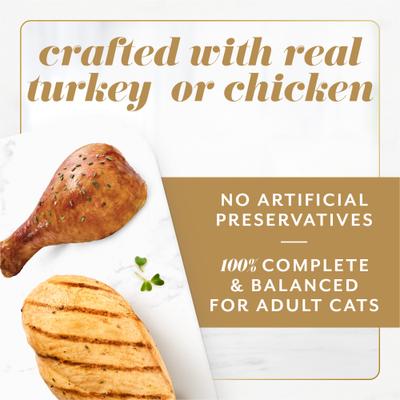 Show full view: Fancy Feast Gems Variety Pack Adult Grain-Free Turkey & Chicken Pate Wet Cat Food, 4-oz tray, 8 count slide 4 of 8
