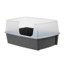 IRIS OpenTop Side Entry Cat Litter Box, Gray, XX-Large