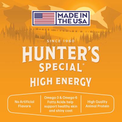 Show full view: Hunter's Special High Energy Formula High Protein Meat Dry Dog Food, 40-lb bag slide 5 of 10